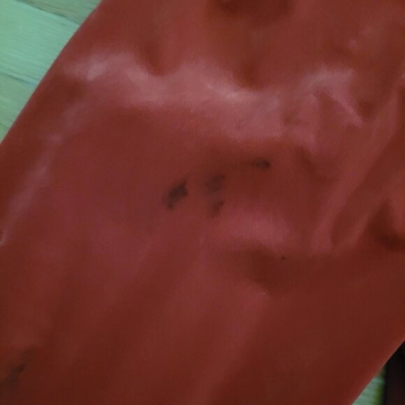 Matching Set! Red Suede Suit: Pants and Jacket - Picture 11 of 12